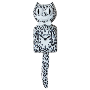 A28. Kit-Cat Klock – Snow Leopard – Limited Edition
