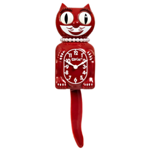A10. Kit-Cat Klock – Classic Red Lady – Limited Edition