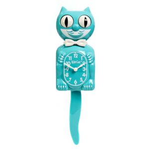 A19. Kit-Cat Klock – Vibrant Blue Turquoise – Limited Edition