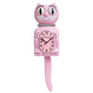 A18. Kit-Cat Klock – Retro Pink Edition – Lady Klock