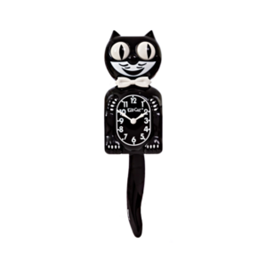 A03. Kitty-Cat Clock – 75% av originalstorlek